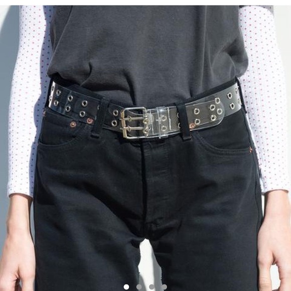 checkered belt brandy melville